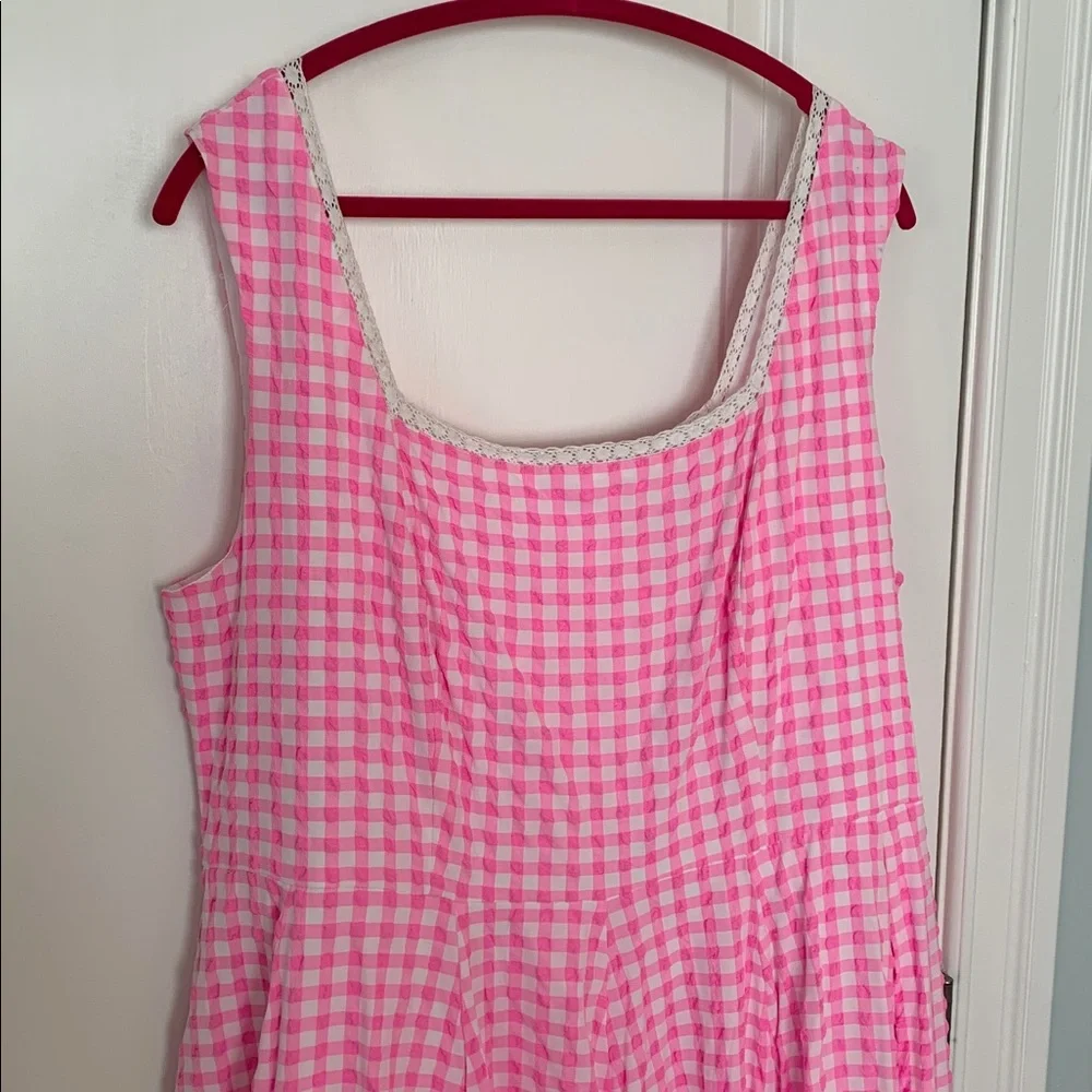 🌸 JessaKae Daze Pink Gingham Dress - NWT - 2X 🌸 - Picture 8 of 11